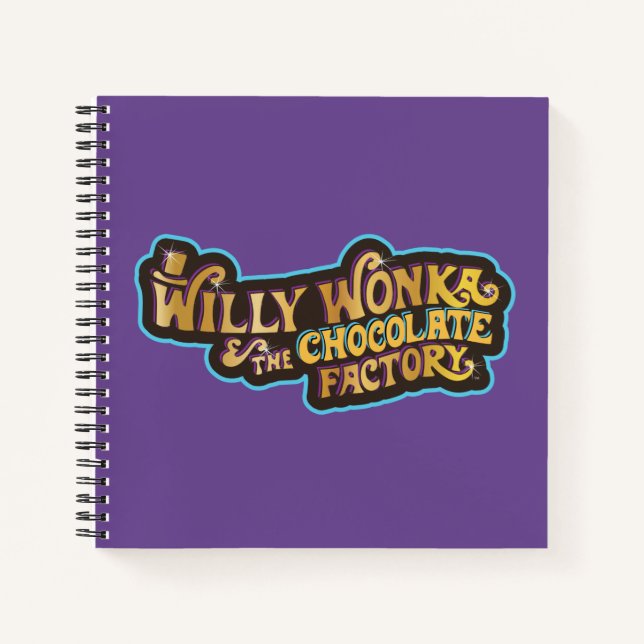 Willy Wonka & the Chocolate Factory Logo Notebook (Front)