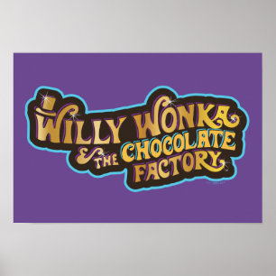 Willy Wonka & the Chocolate Factory Logo Poster