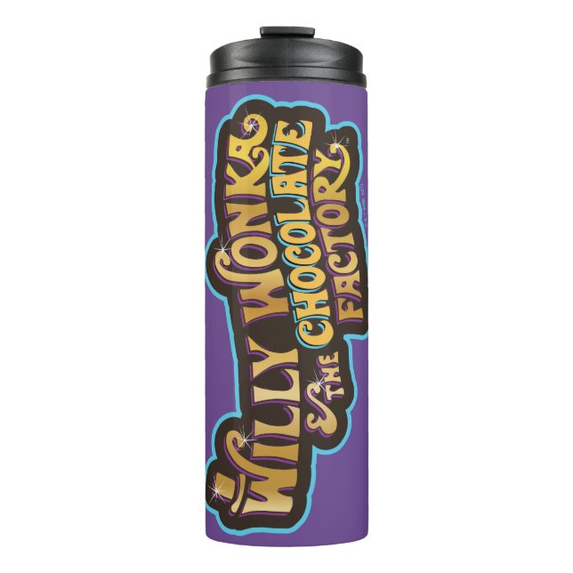 Willy Wonka & the Chocolate Factory Logo Thermal Tumbler (Front)