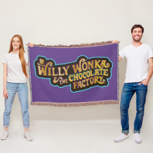 Willy Wonka & the Chocolate Factory Logo Throw Blanket