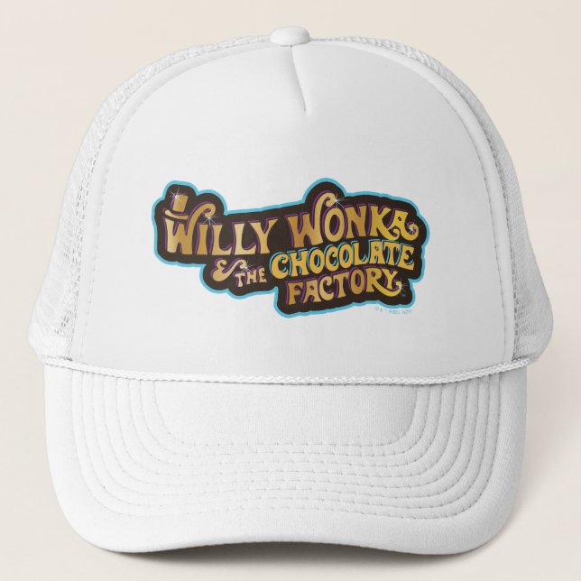 Willy Wonka & the Chocolate Factory Logo Trucker Hat (Front)