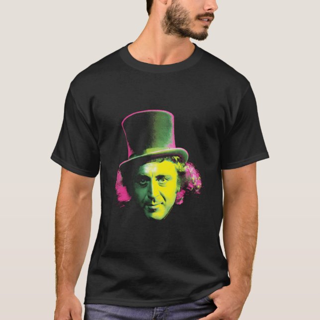 Willy Wonka The Chocolate Factory Wonka Face T-Shirt (Front)