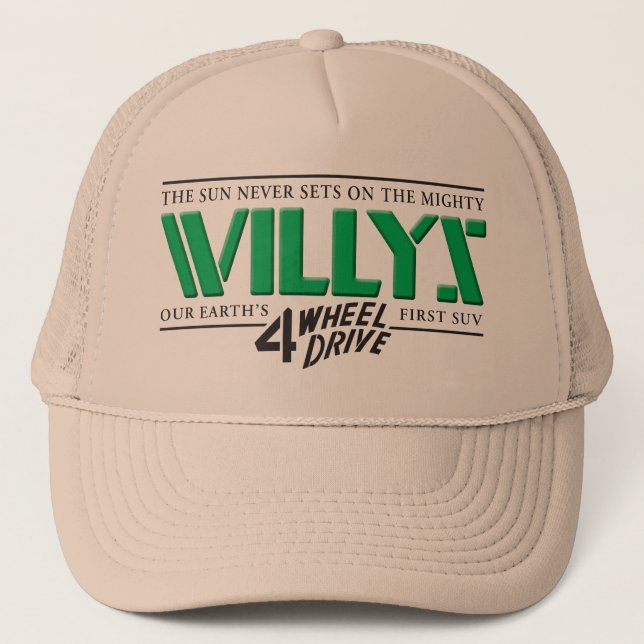Willys 4WD Green Hat (Front)