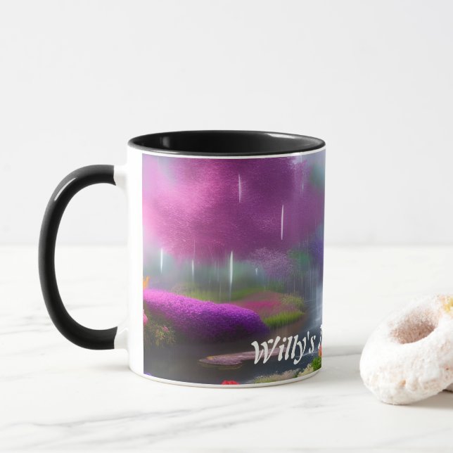 Willy's Morning Tea Personalised Customisable Mug (With Donut)
