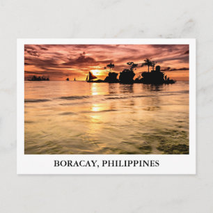 Willy's Rock in Boracay, Philippines Postcard