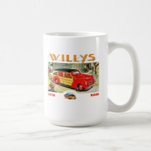 willys woody wagon coffee mug
