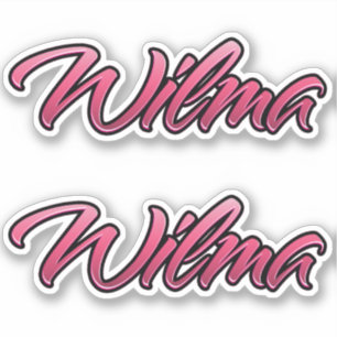Wilma faded pink sticker Sticker Stickerset