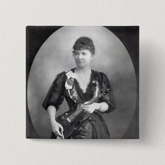 Wilma Norma Neruda, Lady Halle 15 Cm Square Badge (Front)