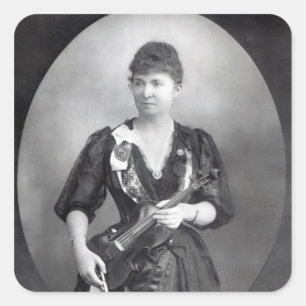 Wilma Norma Neruda, Lady Halle Square Sticker