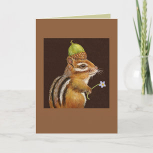 Wilma the chipmunk card