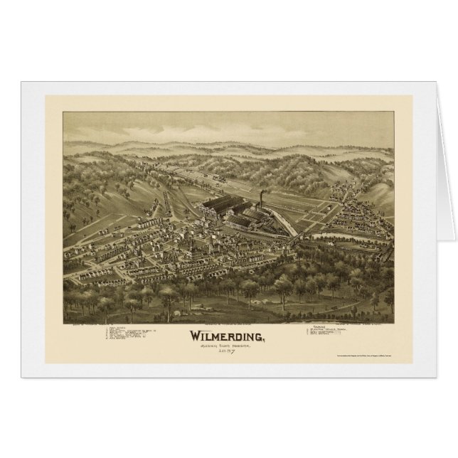 Wilmerding, PA Panoramic Map - 1897 (Front Horizontal)