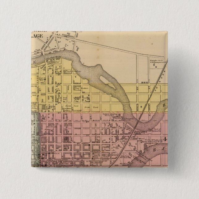 Wilmington 15 Cm Square Badge (Front)