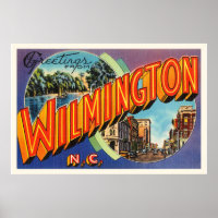 Wilmington #2 North Carolina NC Vintage Postcard-