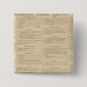 Wilmington Delaware business directory 15 Cm Square Badge