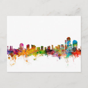 Wilmington Delaware Skyline Postcard