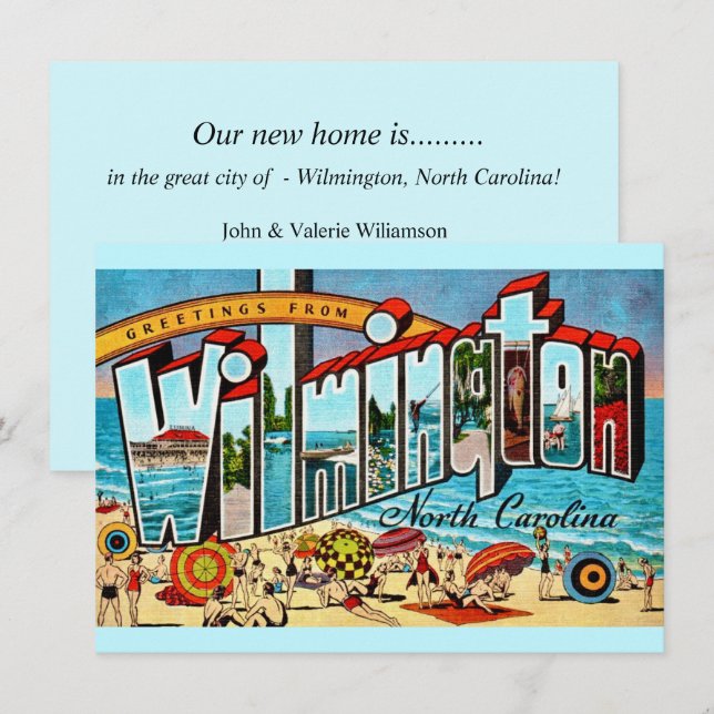 Wilmington NC Moving Announcement (Front/Back)