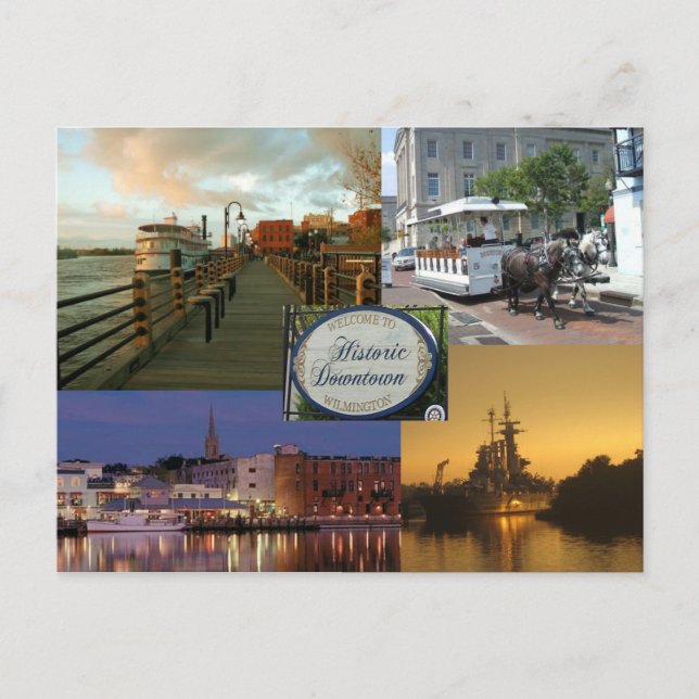 Wilmington, NC Postcards (Front)