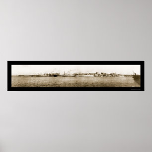 Wilmington NC Water Photo 1918 Poster