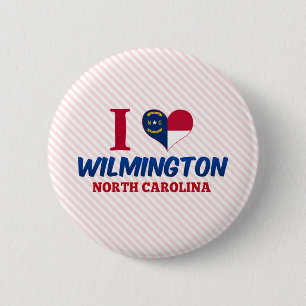 Wilmington, North Carolina 6 Cm Round Badge