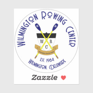 Wilmington Rowing Centre Round Vinyl Sticker