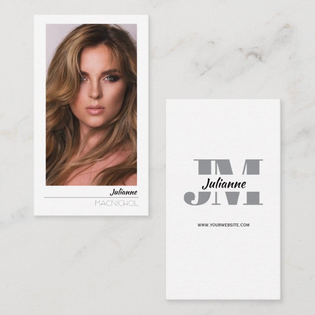 Wilshire Actor Model | Pro Business Calling Card (Front/Back)