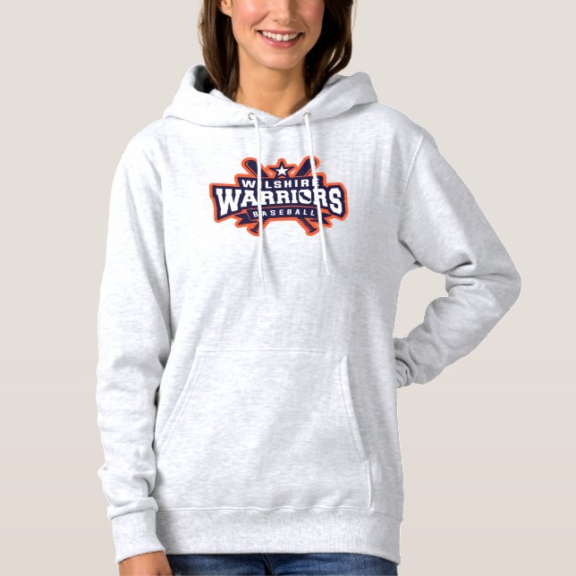 Wilshire Warriors Baseball League Logo Hoodie (Front)