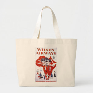 Wilson Airways ~ Africa Large Tote Bag