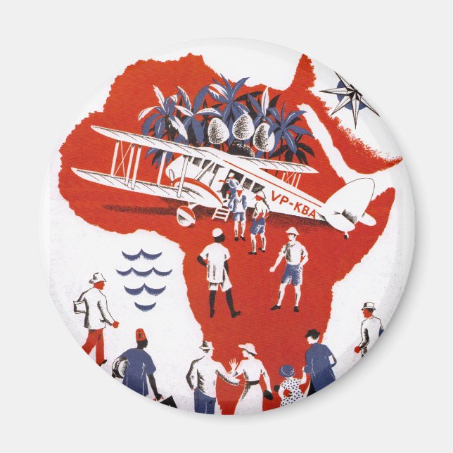 Wilson Airways ~ Africa Magnet (Front)