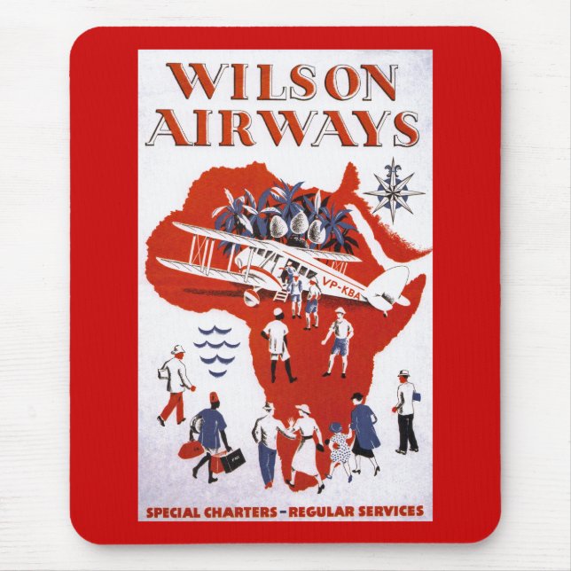 Wilson Airways ~ Africa Mouse Mat (Front)