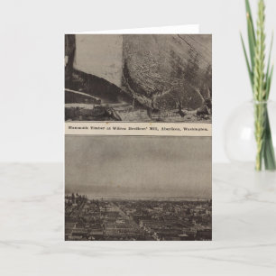Wilson Bros Mill Bird's eye view of Aberdeen Card
