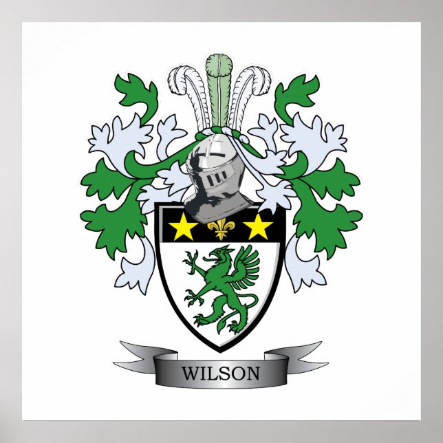 Wilson Coat of Arms Poster (Front)