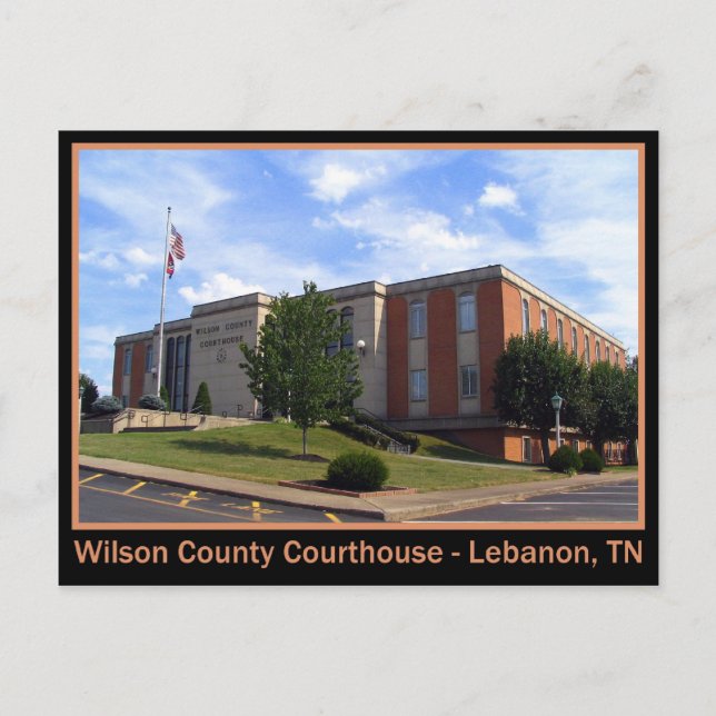 Wilson County Courthouse - Lebanon, TN Postcard (Front)