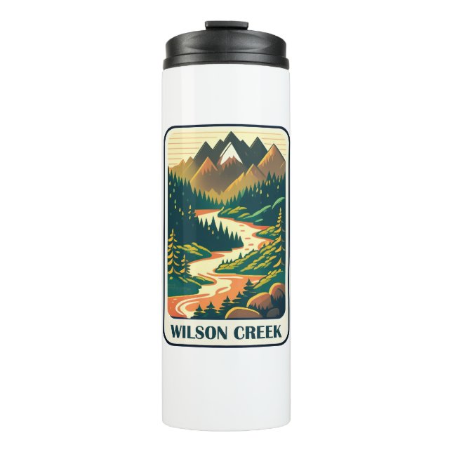 Wilson Creek North Carolina Colours Thermal Tumbler (Front)