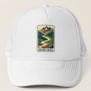 Wilson Creek North Carolina Colours Trucker Hat