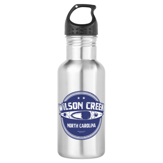 Wilson Creek North Carolina Kayaking 532 Ml Water Bottle (Front)