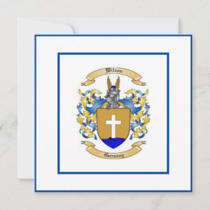 Wilson Family Crest .Coat of arms