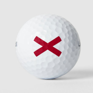 Wilson Golf Ball with flag of Alabama, USA