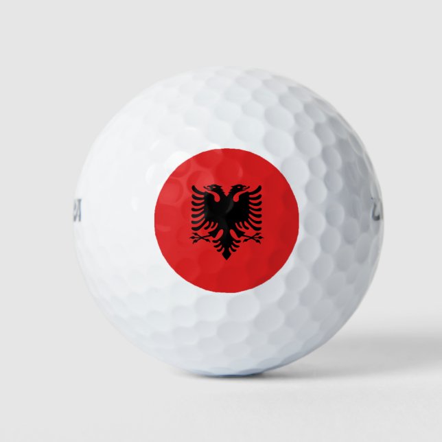Wilson Golf Ball with flag of Albania (Front)