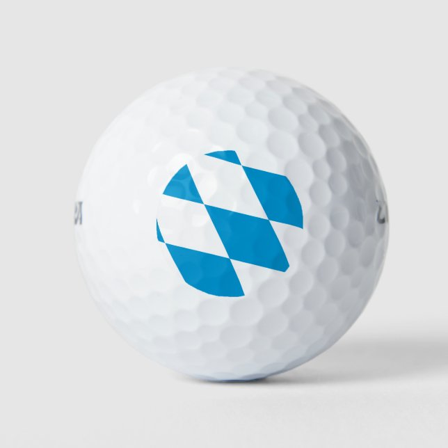 Wilson Golf Ball with flag of Bavaria, Germany (Front)