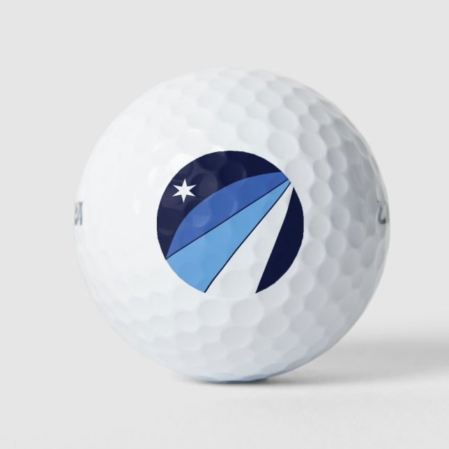 Wilson Golf Ball with flag of Columbia (Front)