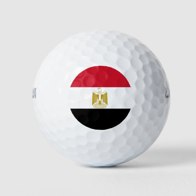 Wilson Golf Ball with flag of Egypt (Front)