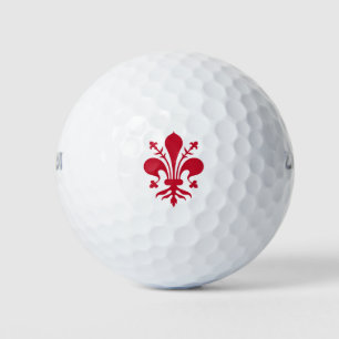 Wilson Golf Ball with flag of Florence, Italy