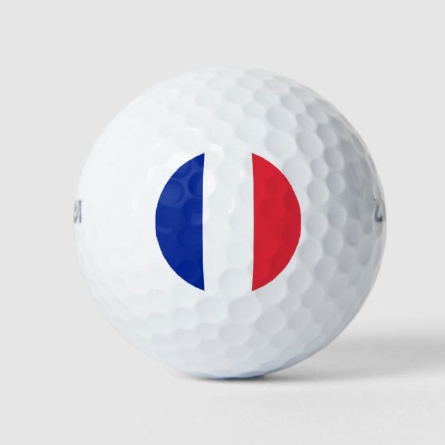 Wilson Golf Ball with flag of France (Front)