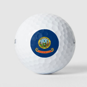 Wilson Golf Ball with flag of Idaho, USA