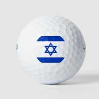 Wilson Golf Ball with flag of Israel