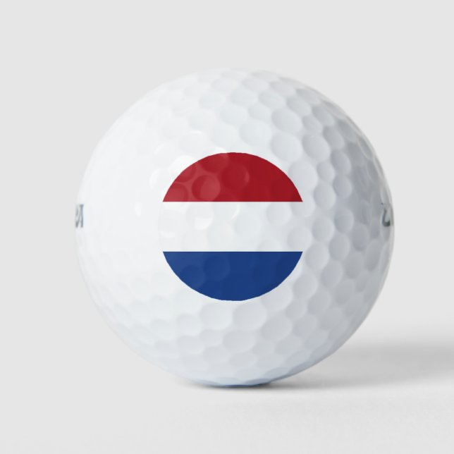 Wilson Golf Ball with flag of Netherlands (Front)