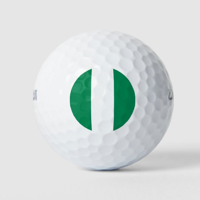 Wilson Golf Ball with flag of Nigeria (Front)