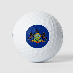Wilson Golf Ball with flag of Pennsylvania