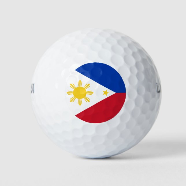 Wilson Golf Ball with flag of Philippines (Front)