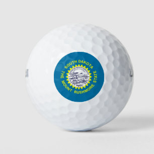 Wilson Golf Ball with flag of South Dakota